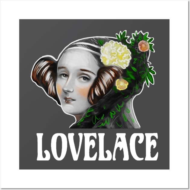 Ada Lovelace Mathematician Wall Art by ckrickett